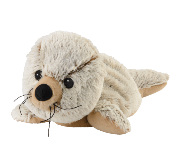 Warmies Robbe warmteknuffel beige/wit - zeehond