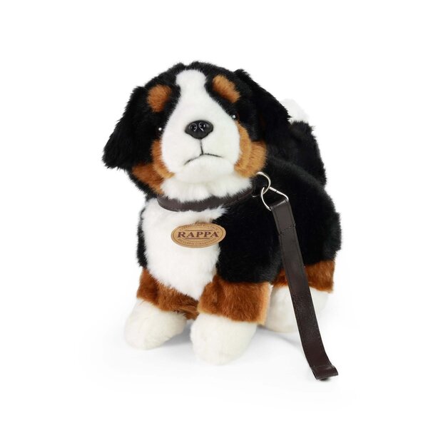 Rappa ECO knuffel Berner Sennen 22 cm met riem - realistische knuffel van recyclede PET flessen