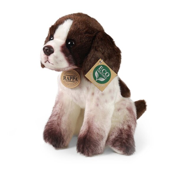 Rappa ECO knuffel Duitse Pointer 24 cm - realistische knuffel van recyclede PET flessen - bruin