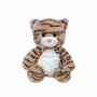 Cozy Time kat warmteknuffel Tabby 30 cm oranje/bruin, wit 