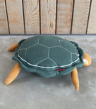 Hugo Frosch warmwaterkruik 0,8 L in designkussen schildpad 38 cm - XL kruik - groen