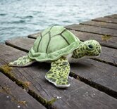Rappa ECO knuffel schildpad 25 cm - realistische knuffel van recyclede PET flessen