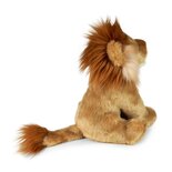 Rappa ECO knuffel leeuw 30 cm - realistische knuffel van recyclede PET flessen - bruin/caramel
