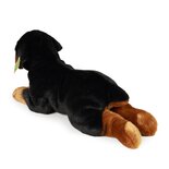 Rappa ECO knuffel hond Rottweiler 44 cm - realistische knuffel van recyclede PET flessen