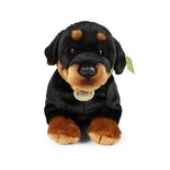 Rappa ECO knuffel hond Rottweiler 44 cm - realistische knuffel van recyclede PET flessen