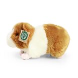 Rappa ECO knuffel cavia 20 cm - realistische knuffel van recyclede PET flessen - bruin, wit