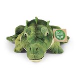 Rappa ECO knuffel mini krokodil 34 cm - realistische knuffel van recyclede PET flessen - groen