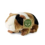 Rappa ECO knuffel cavia 17 cm - realistische knuffel van recyclede PET flessen - bruin, wit, zwart