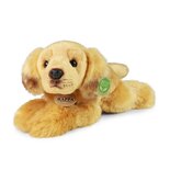 Rappa ECO knuffel Golden retriever 30 cm - realistische knuffel van recyclede PET flessen - bruin