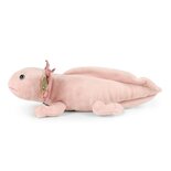 Rappa ECO knuffel axolotl 33 cm - realistische knuffel van recyclede PET flessen - roze