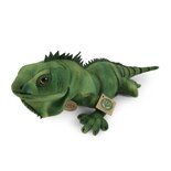 Rappa ECO knuffel leguaan 70 cm - realistische knuffel van recyclede PET flessen - groen