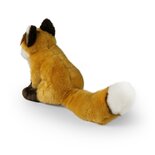 Rappa ECO knuffel vos 27 cm - realistische knuffel van recyclede PET flessen - caramel, bruin, wit