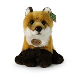 Rappa ECO knuffel vos 27 cm - realistische knuffel van recyclede PET flessen - caramel, bruin, wit
