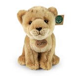Rappa ECO knuffel lioness / leeuw 25 cm - realistische knuffel van recyclede PET flessen - bruin