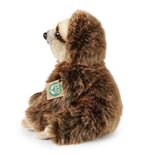 Rappa ECO knuffel luiaard 25 cm - realistische knuffel van recyclede PET flessen - bruin, crème 