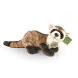 Rappa ECO knuffel fret 40 cm - realistische knuffel van recyclede PET flessen - bruin, crème