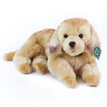 Rappa ECO knuffel hond Golden Retriever 32 cm - realistische knuffel van recyclede PET flessen - bruin