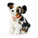 Rappa ECO knuffel Australian Shepherd hond 30 cm - realistische knuffel van recyclede PET flessen