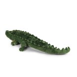 Rappa ECO knuffel krokodil 80 cm - realistische knuffel van recyclede PET flessen - groen