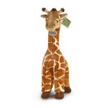 Rappa ECO knuffel giraf 40 cm - realistische knuffel van recyclede PET flessen - bruin, creme