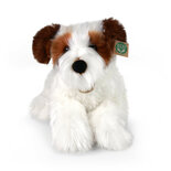 Rappa ECO knuffel hond Shih Tzu 45 cm - realistische knuffel van recyclede PET flessen - bruin, wit