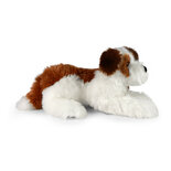 Rappa ECO knuffel hond Shih Tzu 45 cm - realistische knuffel van recyclede PET flessen - bruin, wit