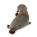 Rappa ECO knuffel zeehond 30 cm - realistische knuffel van recyclede PET flessen - grijs