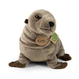 Rappa ECO knuffel zeehond 30 cm - realistische knuffel van recyclede PET flessen - grijs