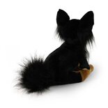 Rappa ECO knuffel Chihuahua hond 24 cm - realistische knuffel van recyclede PET flessen - zwart, bruin