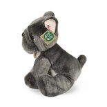  Rappa ECO knuffel French Bulldog 26 cm - realistische knuffel hond van recyclede PET flessen - grijs