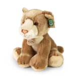 Rappa ECO knuffel baby leeuw 27 cm - realistische knuffel leeuwenwelp van recyclede PET flessen