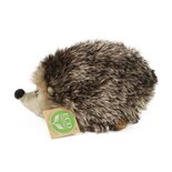 Rappa ECO knuffel mini egel 17 cm - realistische knuffel van recyclede PET flessen - bruin