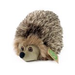 Rappa ECO mini hedgehog soft toy 17 cm - realistic soft toy made from recycled PET bottles - brown