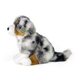 Rappa ECO knuffel Australische Herder 30 cm - realistische knuffel shepherd van recyclede PET flessen