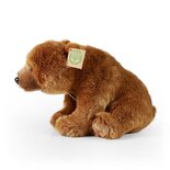 Rappa ECO knuffel Grizzly beer 30 cm - realistische knuffel van recyclede PET flessen - bruin