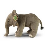 Rappa ECO knuffel Savanne Olifant 28 cm - realistische knuffel van recyclede PET flessen - grijs