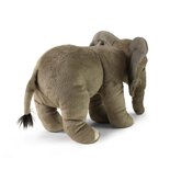 Rappa ECO knuffel Savanne Olifant 28 cm - realistische knuffel van recyclede PET flessen - grijs