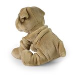 Rappa ECO knuffel hond Shar Pei 30 cm - realistische knuffel van recyclede PET flessen - bruin