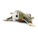 Rappa ECO knuffel vliegende eekhoorn 20 cm - realistische knuffel van recyclede PET flessen - grijs