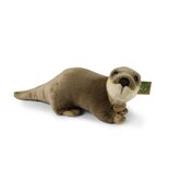 Rappa ECO knuffel otter 41 cm - realistische knuffel van recyclede PET flessen - bruin