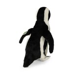Rappa ECO knuffel pinguin 30 cm - realistische knuffel van recyclede PET flessen - zwart, wit