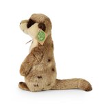 Rappa ECO knuffel stokstaartje 24 cm - realistische knuffel van recyclede PET flessen - bruin