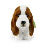 Rappa ECO knuffel Basset Hound 32 cm - realistische knuffel van recyclede PET flessen