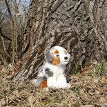 Rappa ECO knuffel Autralische Herder 23 cm - realistische knuffel herder van recyclede PET flessen