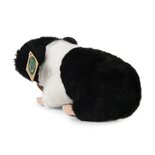 Rappa ECO knuffel cavia 22 cm - realistische knuffel van recyclede PET flessen - zwart wit 