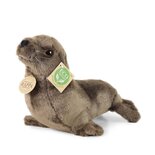 Rappa ECO knuffel zeehond 24 cm - realistische knuffel van recyclede PET flessen - bruin