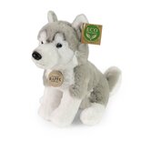 Rappa ECO knuffel Husky 23 cm - realistische knuffel van recyclede PET flessen uit de nieuwe Soft Plush serie