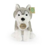 Rappa ECO knuffel Husky 23 cm - realistische knuffel van recyclede PET flessen uit de nieuwe Soft Plush serie