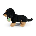 Rappa ECO knuffel teckel 23 cm - realistische knuffel van recyclede PET flessen uit de nieuwe Soft Plush serie