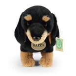 Rappa ECO knuffel teckel 23 cm - realistische knuffel van recyclede PET flessen uit de nieuwe Soft Plush serie